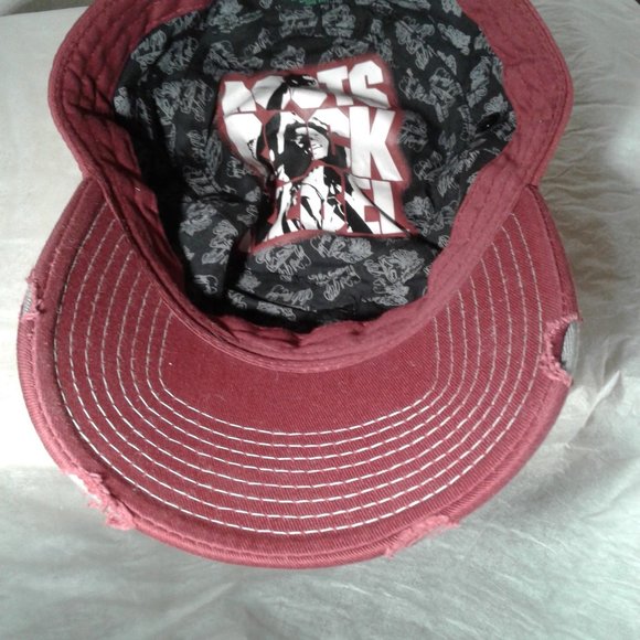 Bob Marley destress biker hat/ball cap - Picture 8 of 9